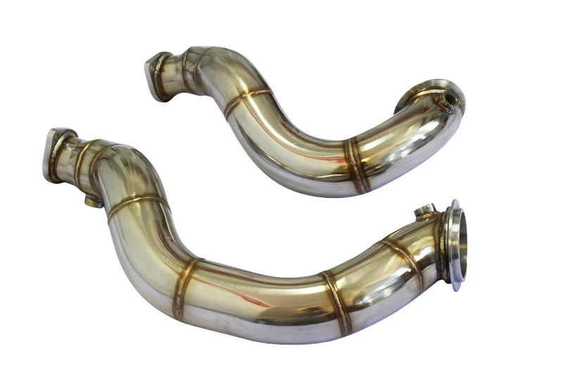 CNT Racing 3" Stainless Steel Catless Downpipes for 2007-11 BMW 135i 335i N54 - CNT Racing