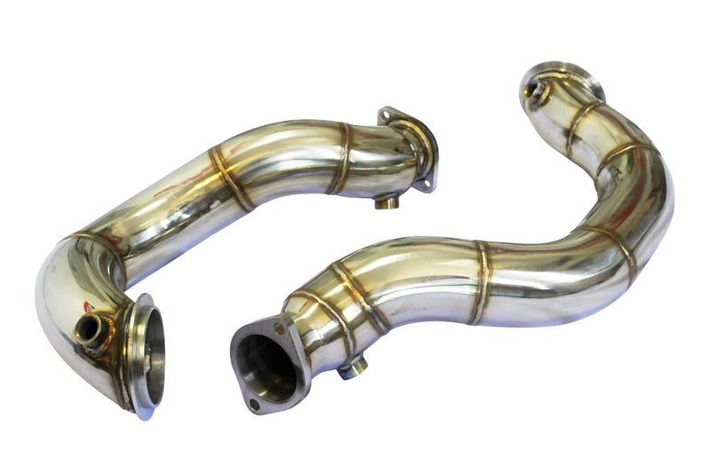 CNT Racing 3" Stainless Steel Catless Downpipes for 2007-11 BMW 135i 335i N54 - CNT Racing