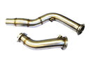 CNT Racing Stainless Steel Catless Downpipes S55 14+ BMW M3 & M4 - CNT Racing